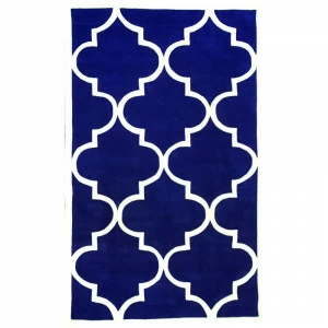 Ковер Trelli синий 120х180 DOLLY CAPRETS ДИЗАЙНЕРСКИЕ, ТРЕЛЬЯЖНЫЙ УЗОР 015142 Белый;синий