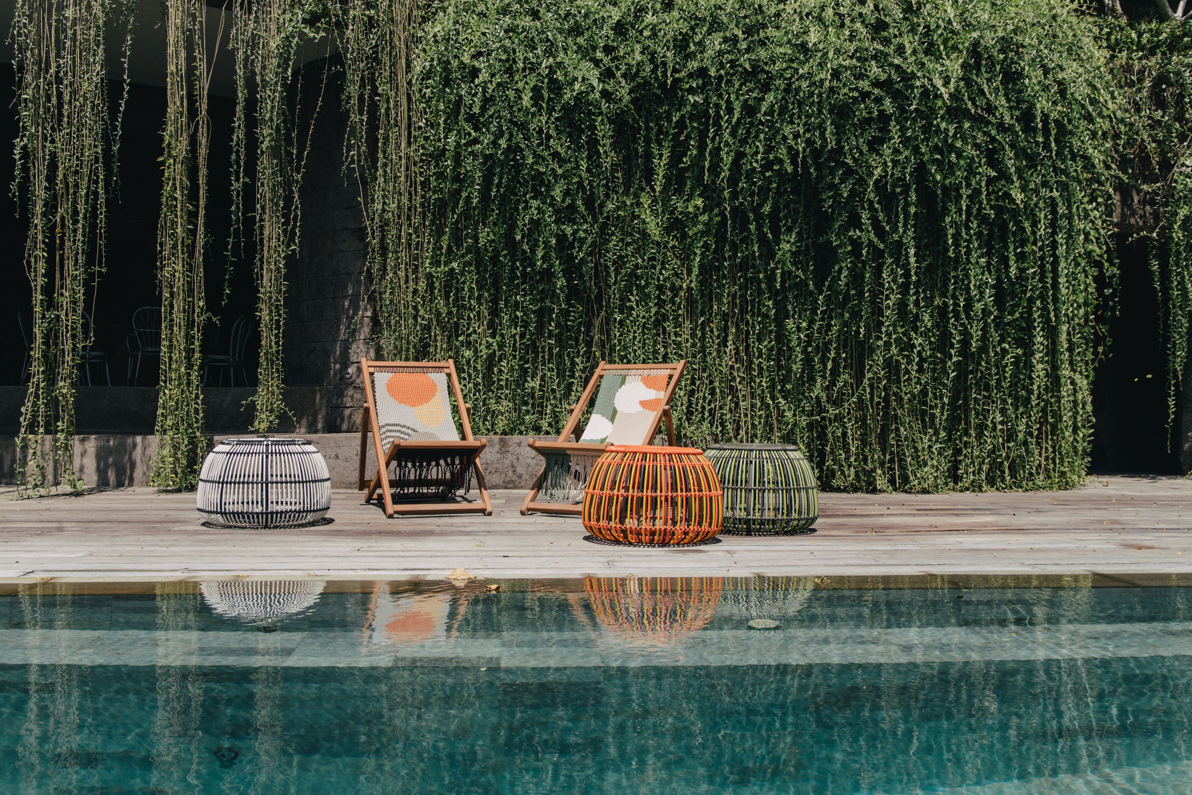 Круглый журнальный столик из синтетического волокна cbdesign Bizarre ARCH-00079104 - Вид №2