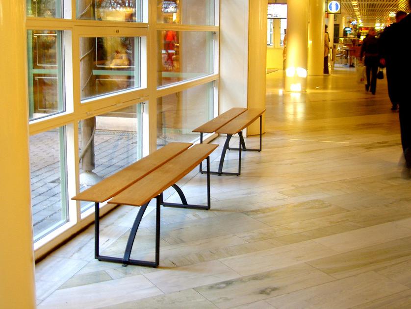 Nola Industrier Скамейка из стали и дерева sun-id-1468025 - Вид №2