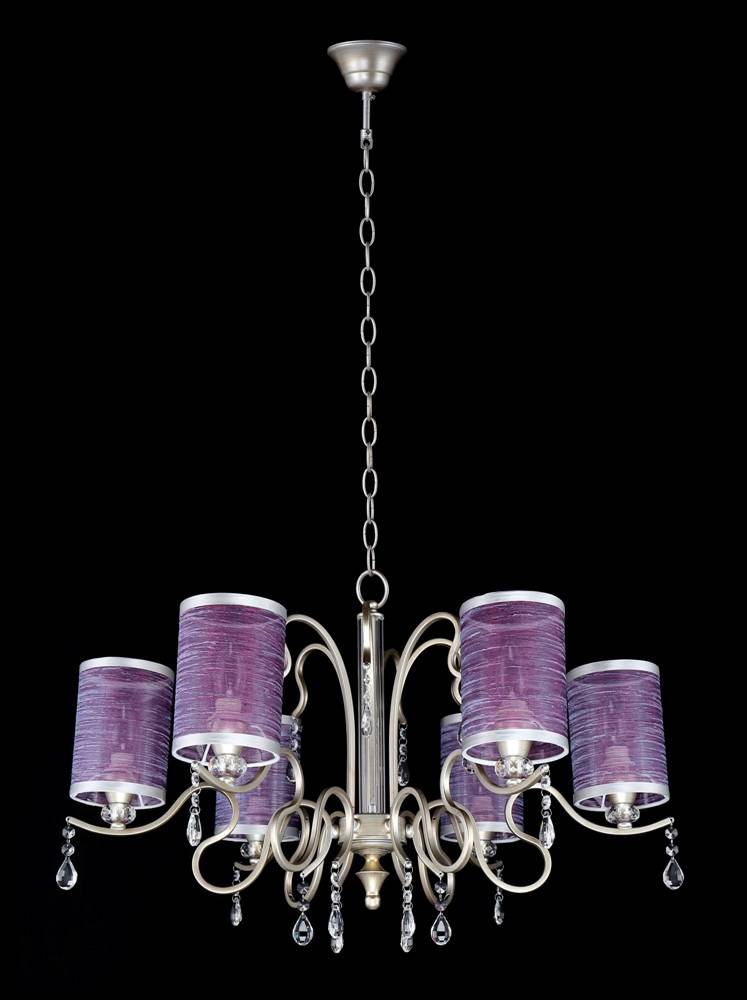 Подвесная люстра Crystal Lux Elisa SP6 CRYSTAL LUX ELISA 056897 Розовый - Вид №1