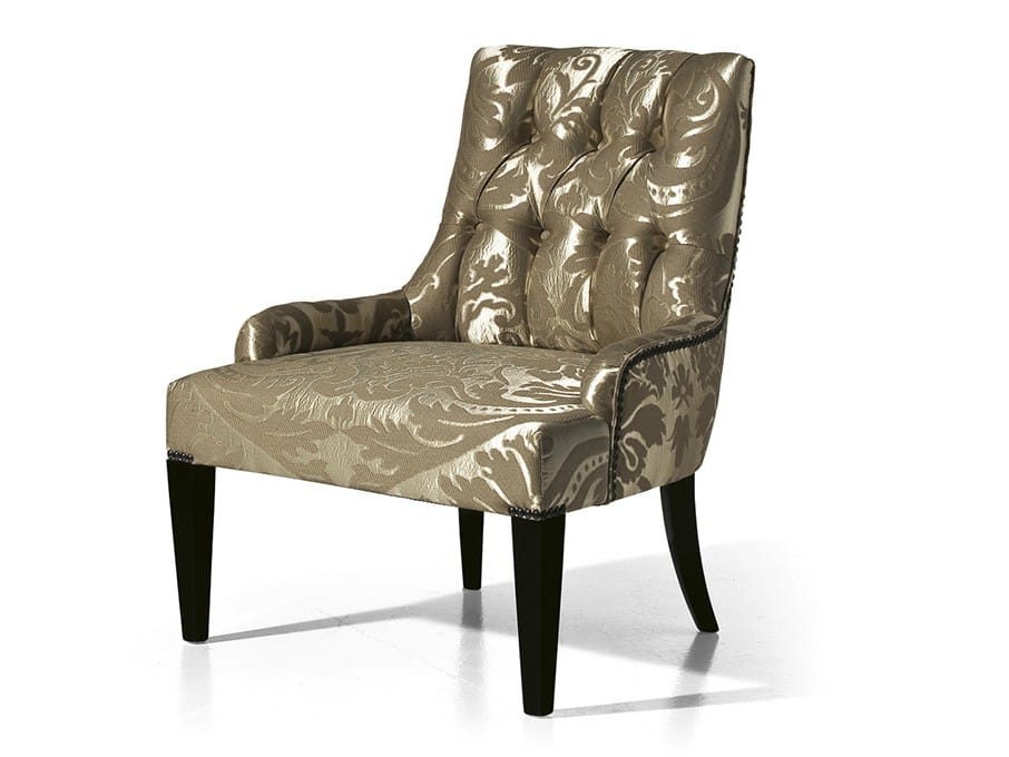 Кресло capitonné из ткани OAK Галерея ARCH-00070656