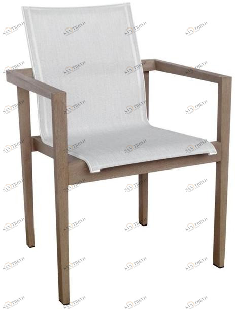 Les jardins Штабелируемый садовый стул из batyline® с подлокотниками Skaal Fa04055