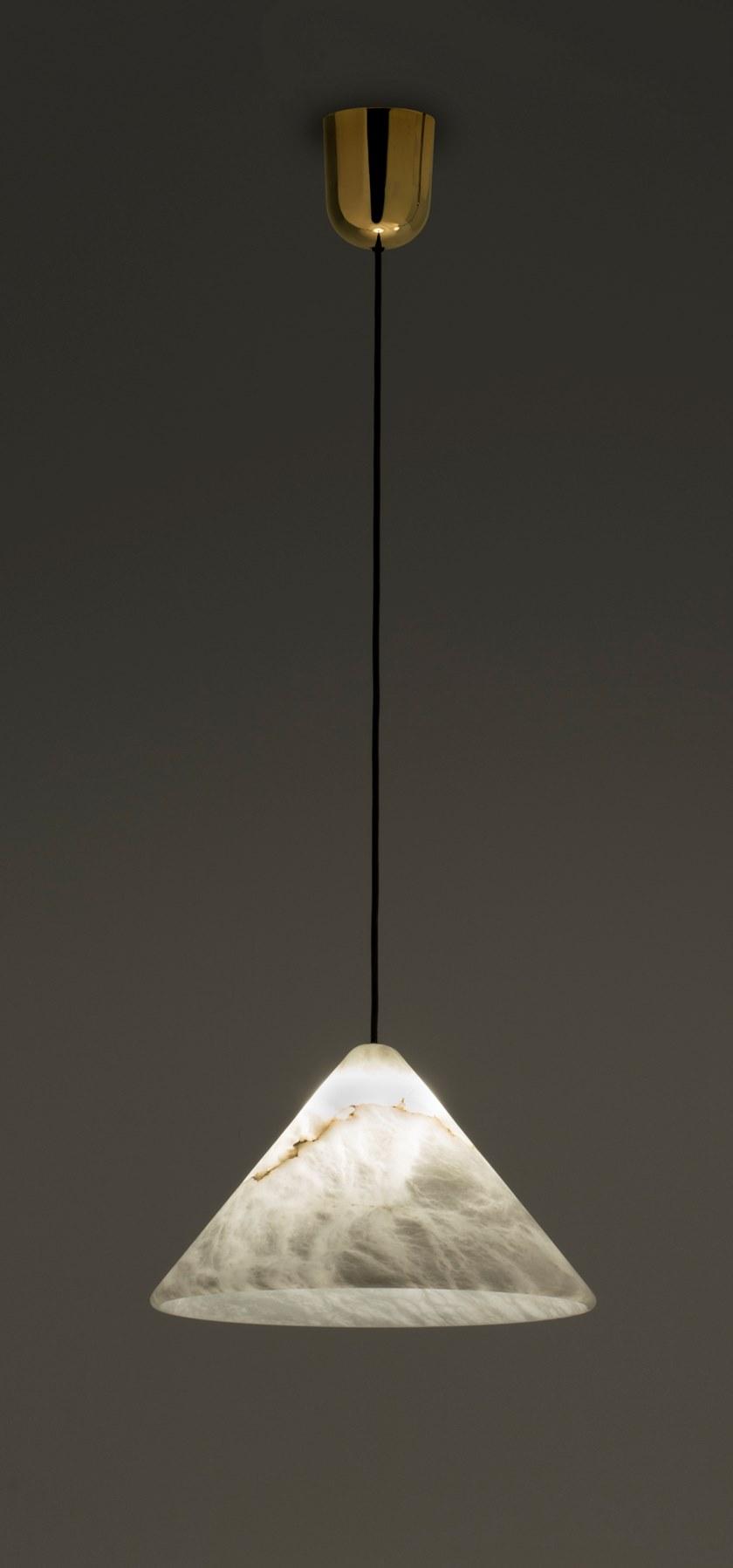 Alma light Подвесной светильник в абажуре из железа и алебастра Fuji 5070-5071 - Вид №4