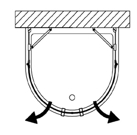 B9497ULUTR Polaris Сollection душевая зона  Samo 40379 - Вид №3