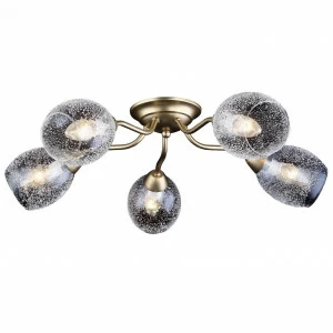 Потолочная люстра Omnilux Miglionico OML-55507-05 OMNILUX MIGLIONICO 220140 Бронза