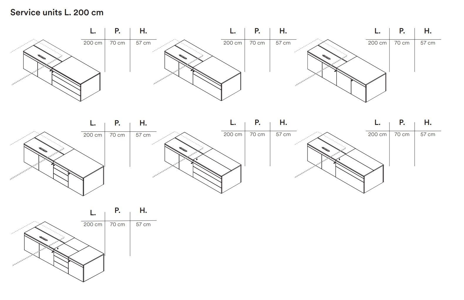 Алюминиевый секционный прямоугольный стол FREZZA Ono ARCH-00096742 - Вид №4
