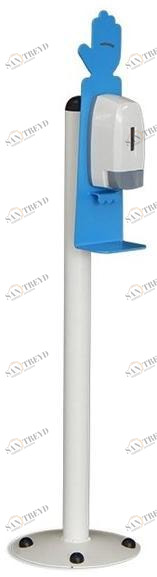 DIMCAR Дозатор для дезинфицирующего геля из стали с опорой  D846 