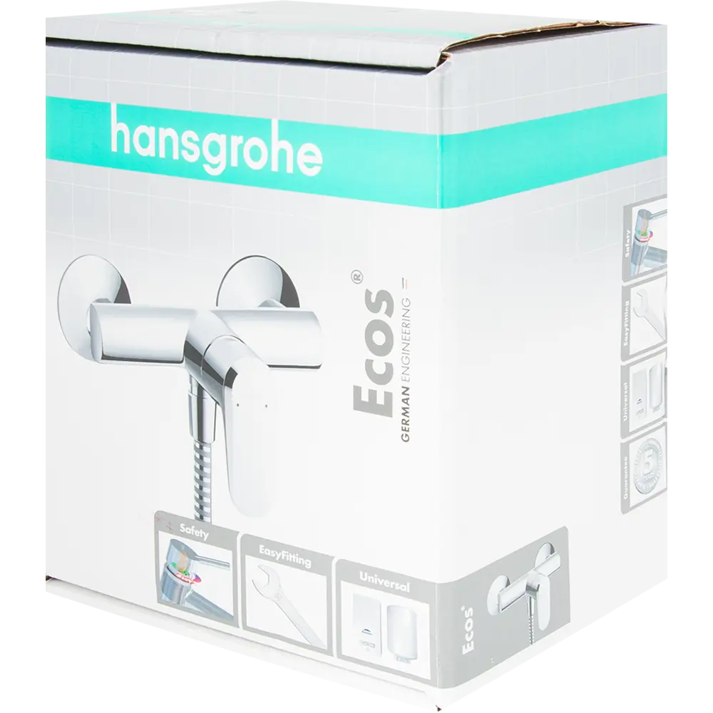 Смеситель для душа Hansgrohe HG Ecos, однорычажный, цвет хром 12824170 STLM-2023575 - Вид №4