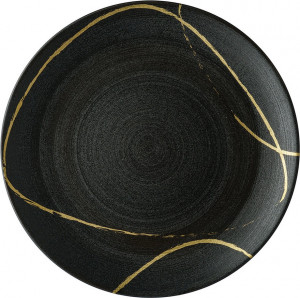 10654665 Royal Crown Derby Блюдо Royal Crown Derby "Эскиз. Черный" 34см Фарфор, Керамика