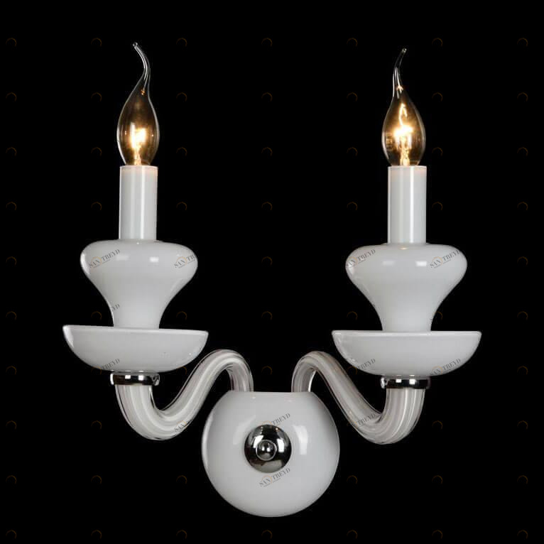 Бра на 2 лампы белое Newport White 1902/A NEWPORT СВЕЧА 00-3931113 Белый 