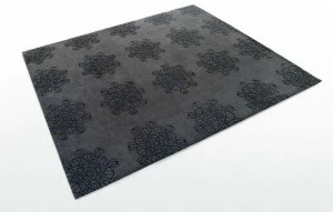Paola Lenti Однотонный шерстяной коврик с цветочным рисунком Area