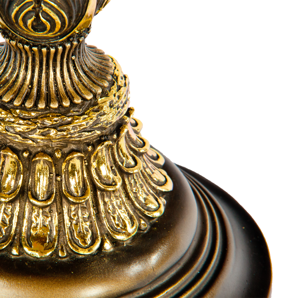 32022,34057 Настольная лампа Колонна Испанская Бронза Тюссо Поталь BOGACHO 4627138210994, 4627138151136 - Вид №3