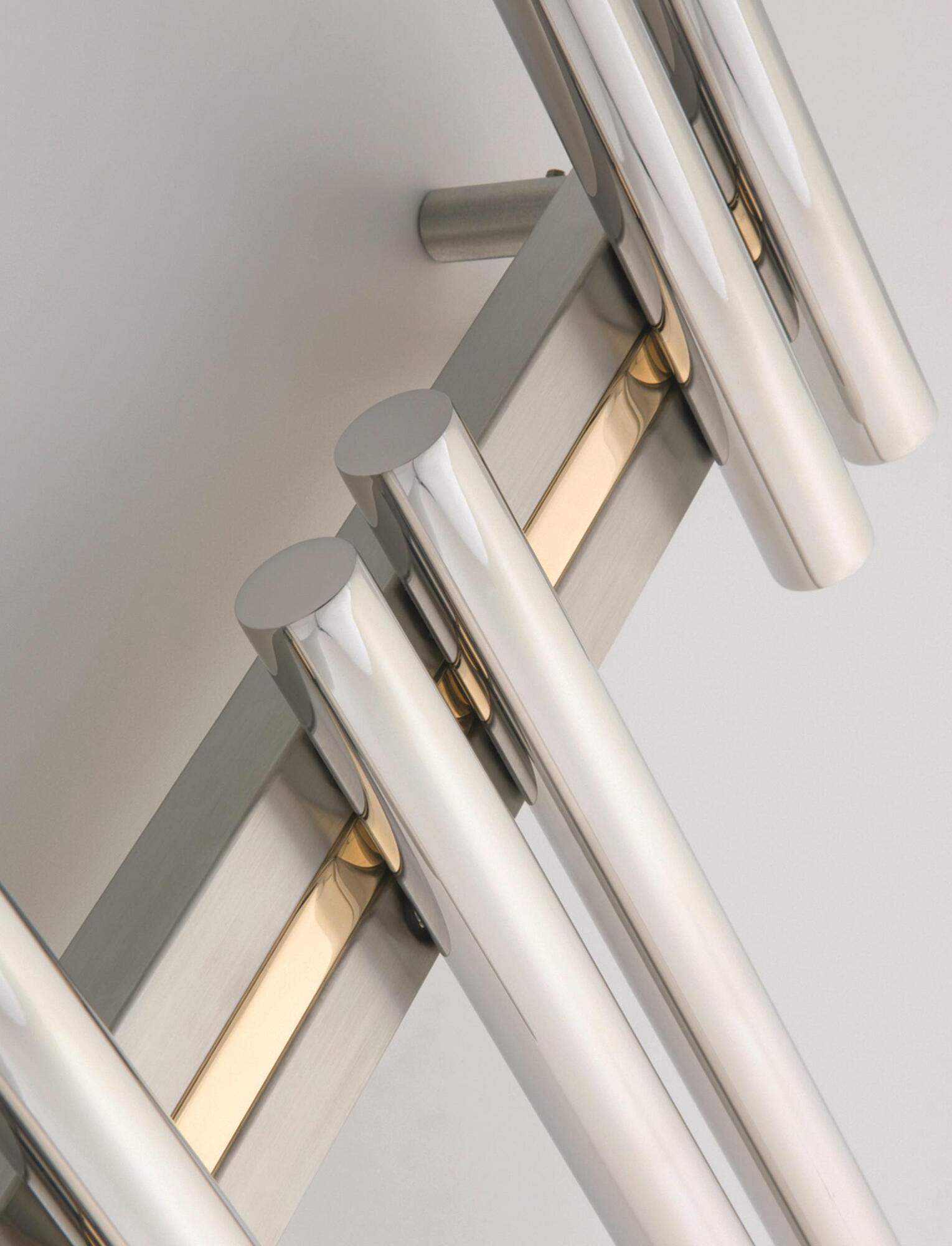 Полотенцесушитель Hammam CAMILLA Stainless steel  комбинированный; электрический или водяной Сталь  - Вид №18