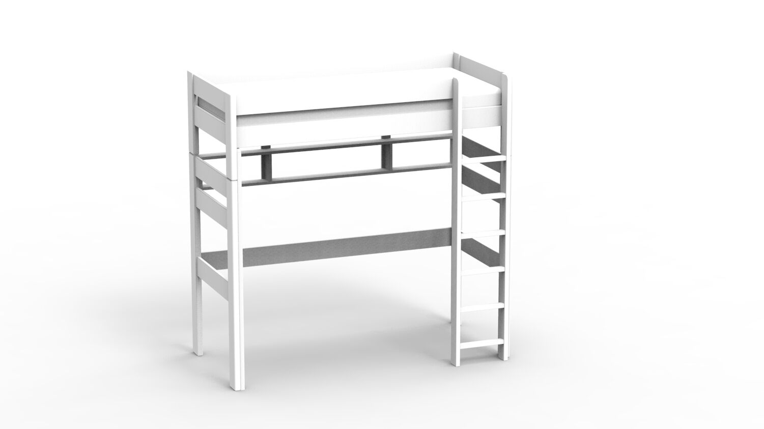 Деревянная кровать-чердак Mathy by Bols DOMINIQUE ARCH-00054895 - Вид №3