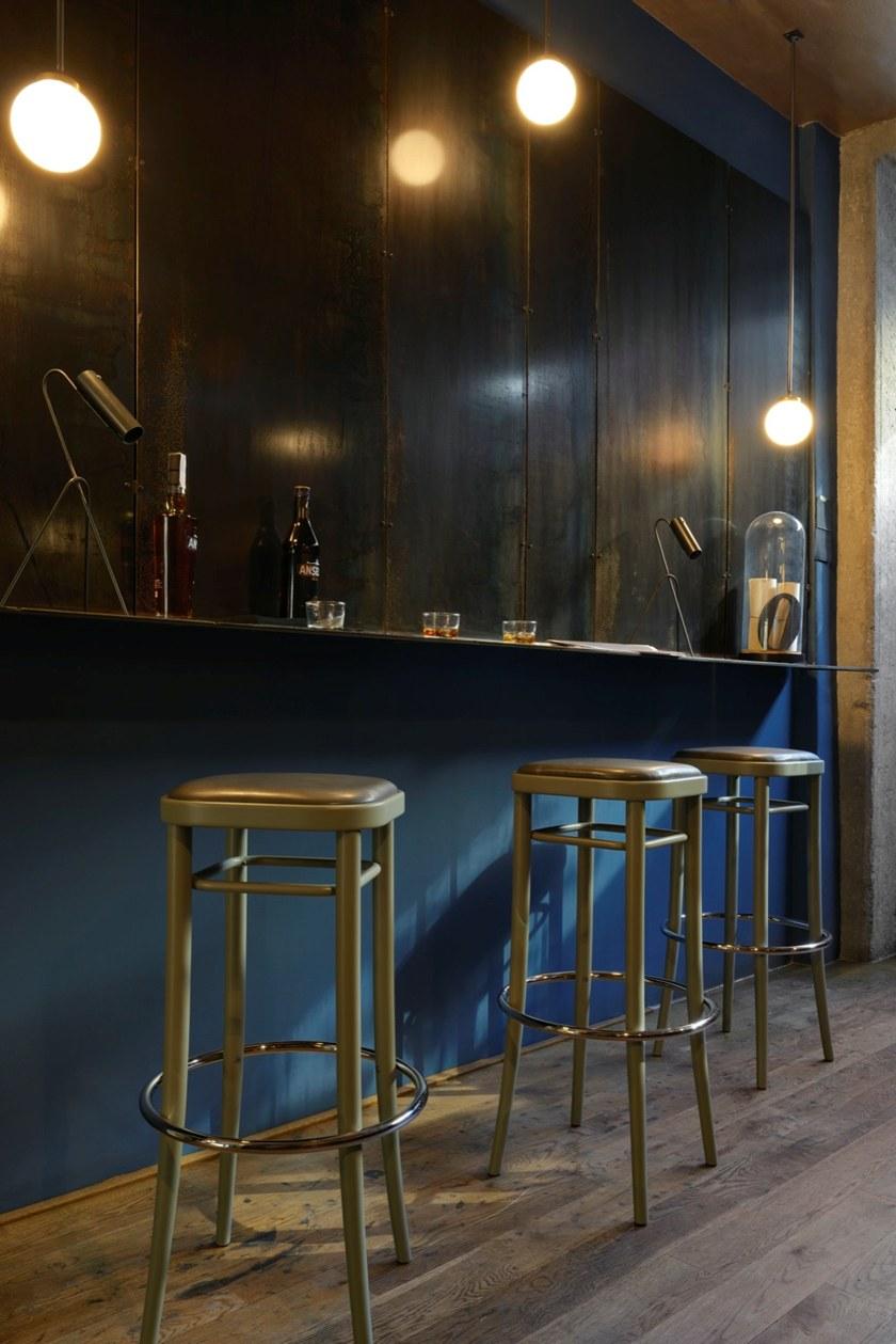 Wiener GTV Design Барный стул высокий, обитый буком Vienna 144 sun-id-1436410 - Вид №2