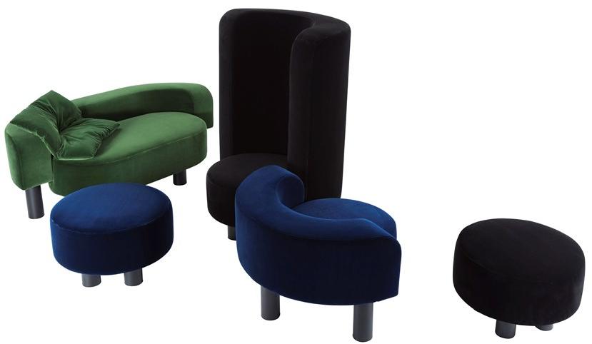 pulpo Подставка для ног из бархата Kaboom + oooh + pow + wham sun-id-1508998 - Вид №3