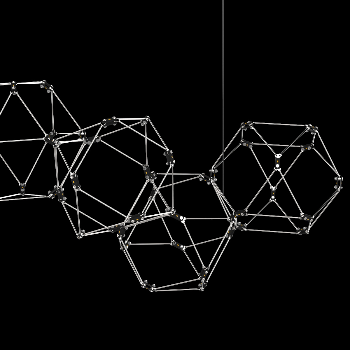 Светильник подвесной 120х75 см медный Lucciola MD18001068-5A DELIGHT COLLECTION ДИЗАЙНЕРСКИЕ 00-3883131 Медь  - Вид №2