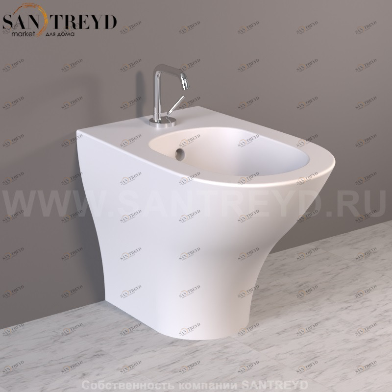 372130 Биде напольное Aquatech Kerasan