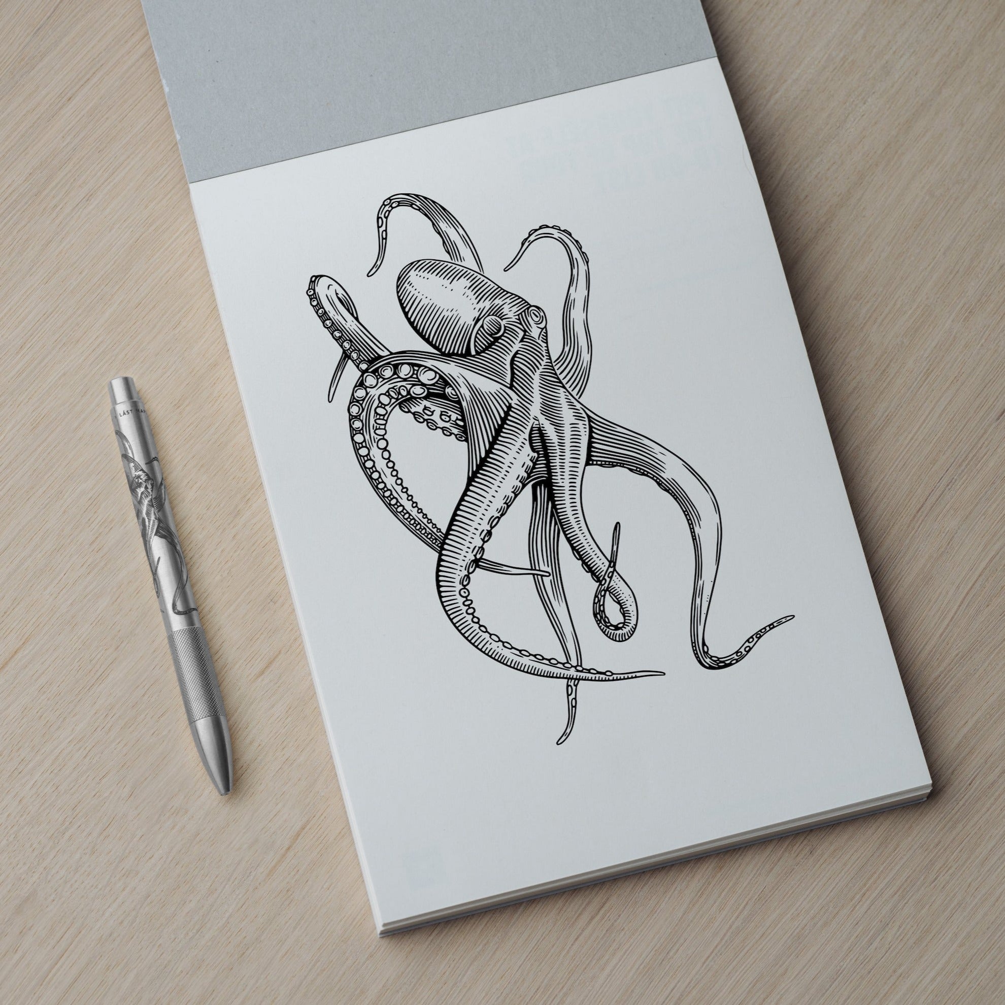 W207STE-5OCT X Lást Maps Octopus - Механический карандаш - Сталь - 0,5 мм Wingback  - Вид №3