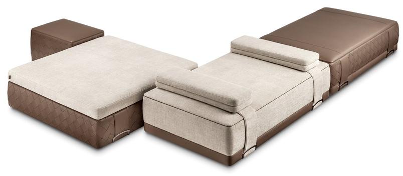 Poltrona Frau Прямоугольный пуф из ткани La collezione - mobili e complementi sun-id-1480978 - Вид №3