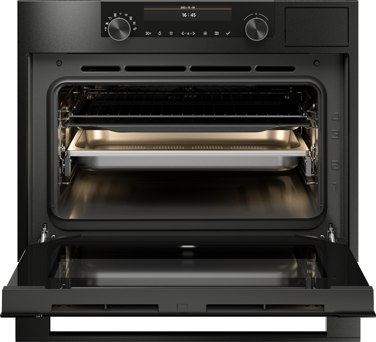 5485161 Электрический духовой шкаф Asko OCS8487B-1 серый STDN-0091480 - Вид №3