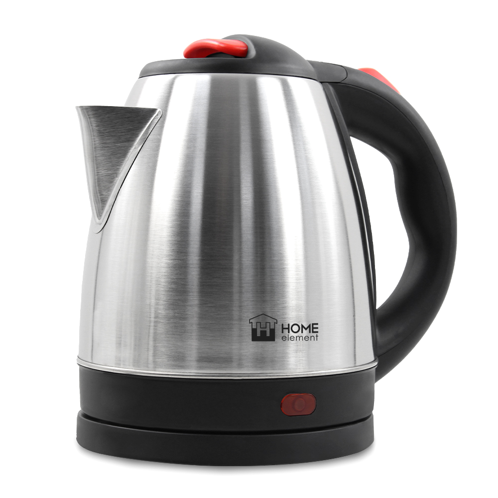 9091557 Электрочайник HOME ELEMENT HE-KT166 красный рубин серебристый STDN-0077912 - Вид №2
