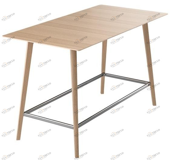 Brunner Прямоугольный деревянный высокий стол Fina sun-id-1480335