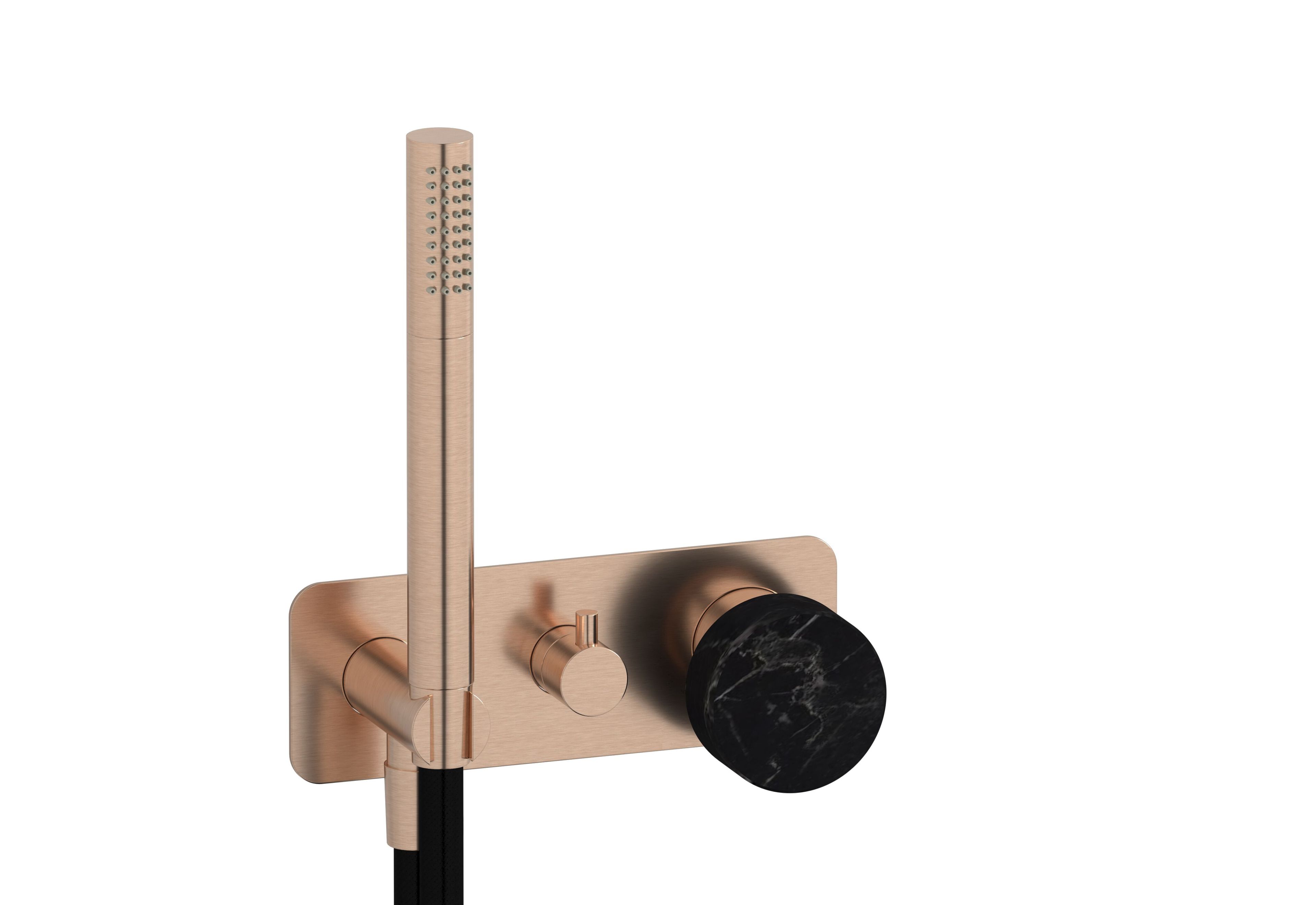 Смеситель для душа с 3 отверстиями из мрамора с ручным душем IB мрамор + мрамор Elle ARCH-00100766 - Вид №20