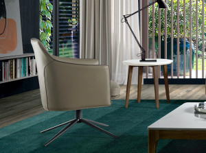 093017 Поворотное кресло кожзам SF779 бежевое Aqua 07 Angel Cerda