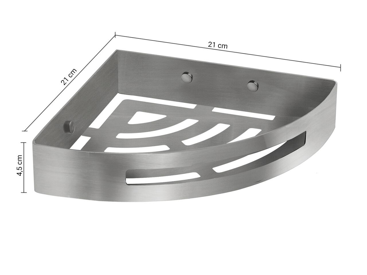 Настенная мыльница из нержавеющей стали для душа GEDY NERVA ARCH-00120637 - Вид №8