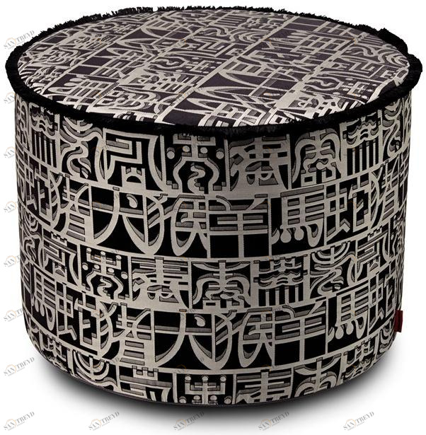 MissoniHome Пуф Cylinder из жаккарда с шелком Horoscope sun-id-1477980