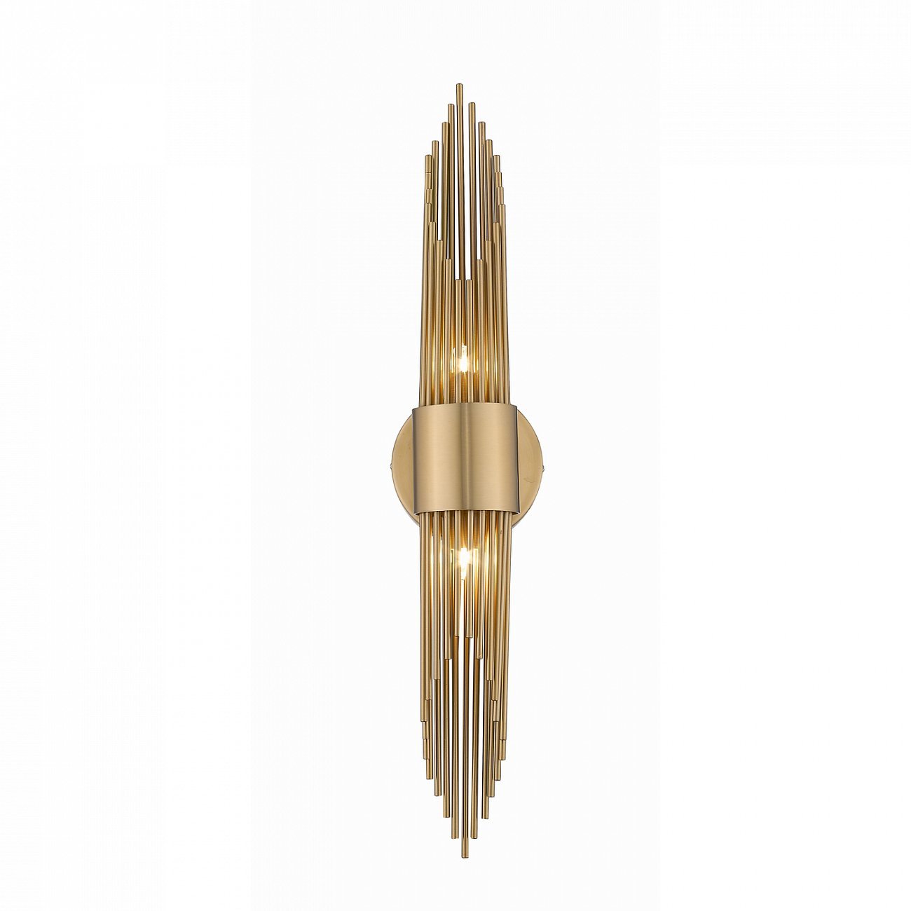Светильник настенный золотистый Delight Collection W68069-2 Ant.Brass DELIGHT COLLECTION  00-3882894 Золото  - Вид №1