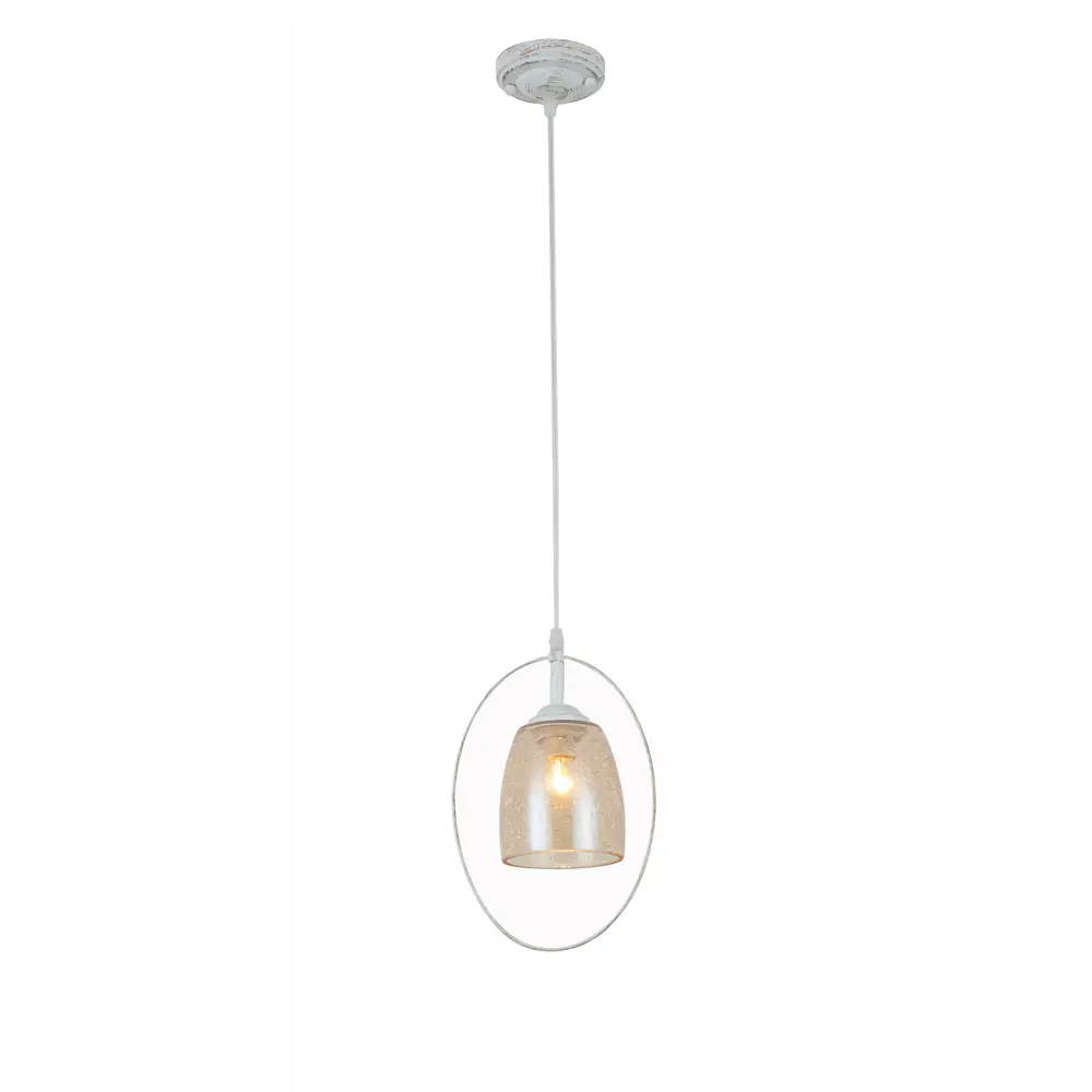 Светильник подвесной Carla 1 лампа 3 м² цвет золотой Rivoli STLM-2070424