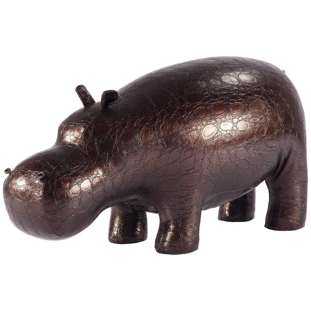 74106 Банкетка Пуф Бегемот большой Шоколад Рептилия BOGACHO 4627138152560