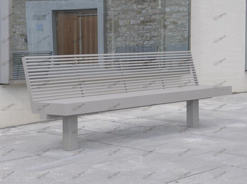 BENKERT BANKE Скамья из нержавеющей стали со спинкой Sicorum sun-id-1370215