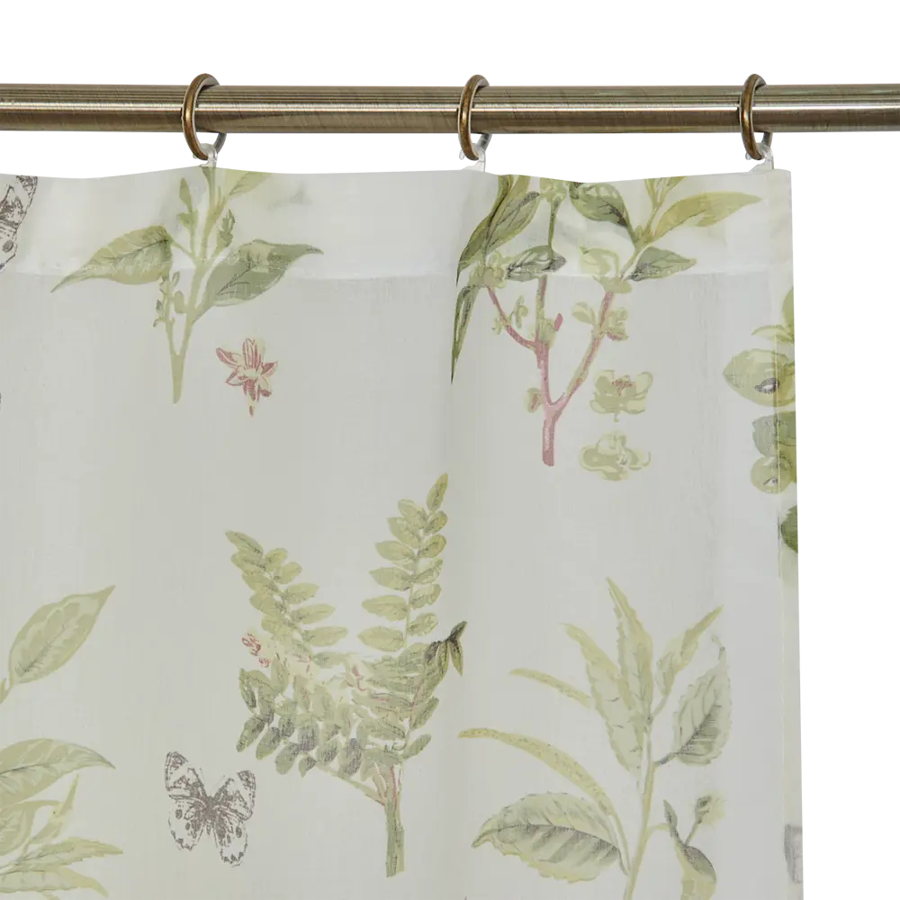 Тюль на ленте 250х260 см цвет зелёный AMORE MIO STLM-2041664 - Вид №3