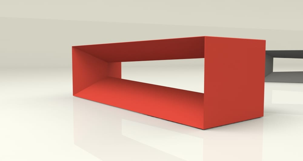 Оцинкованная стальная скамья без спинки Viscio Urban Design LAMY ARCH-00017178 - Вид №6