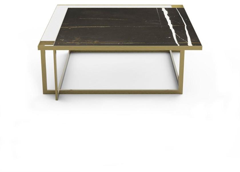 MARIONI Низкий квадратный журнальный столик Gary 02864 - Вид №1