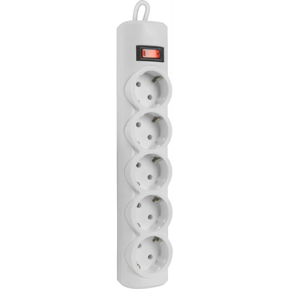 Сетевой фильтр Defender ES 5 розеток с заземлением 1.8 м 2200 Вт цвет белый STLM-2164242 - Вид №1
