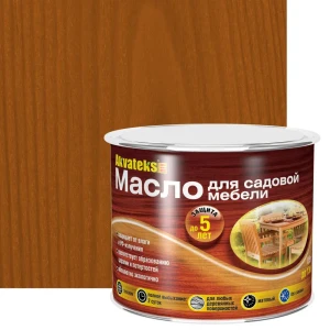 Масло для садовой мебели Akvateks DIY цвет тик 0.5 л