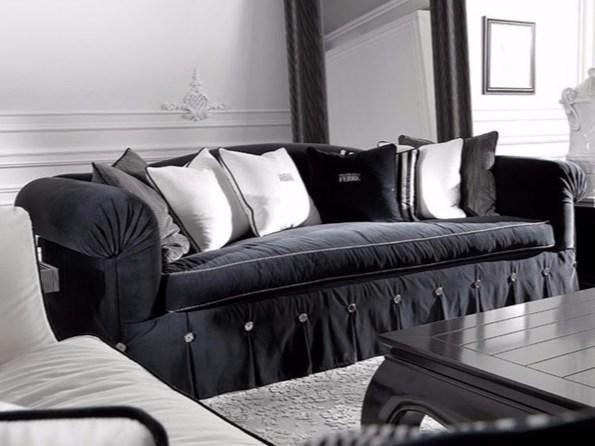 Gianfranco Ferré Home Мягкий 3-х местный диван из ткани  Ste.211.b  - Вид №1