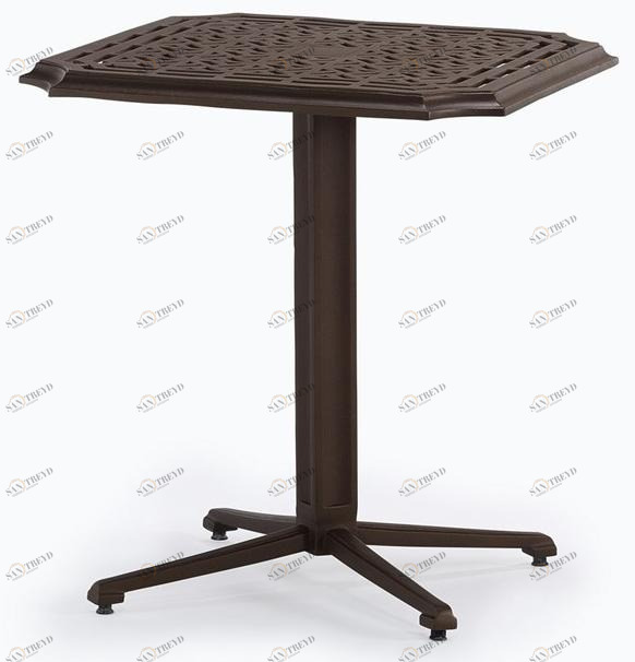 Oxley's Furniture Квадратный алюминиевый садовый стол Rissington Rit700