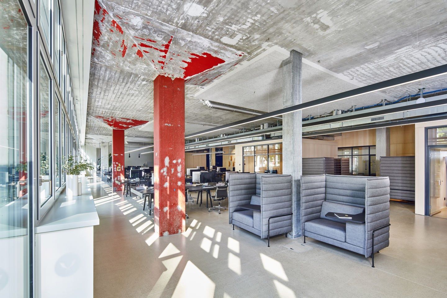 Ткань поворотный операционный офисный стул с подлокотниками VITRA Eames Aluminium Group ARCH-00062946 - Вид №9