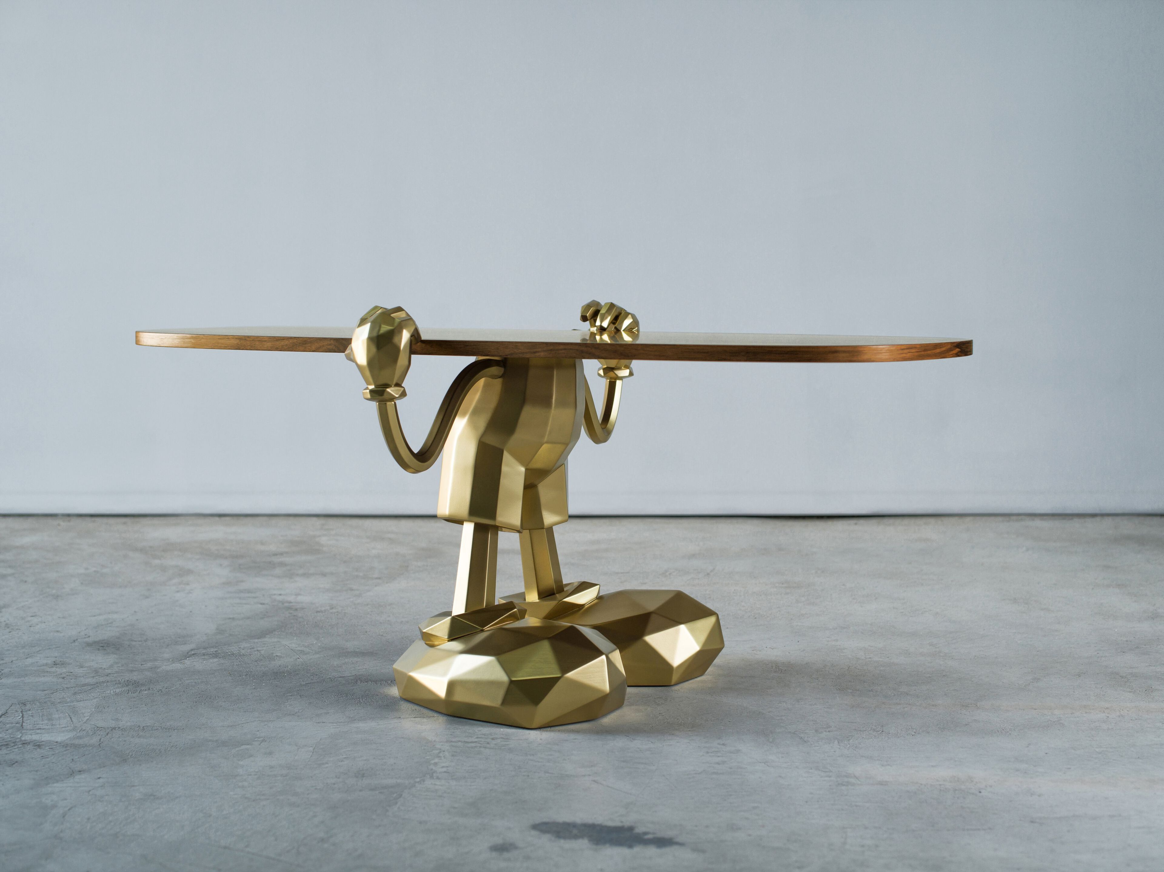 Прямоугольный журнальный столик из ореха и смолы LO Contemporary WILLY WALNUT ARCH-00147637 - Вид №4