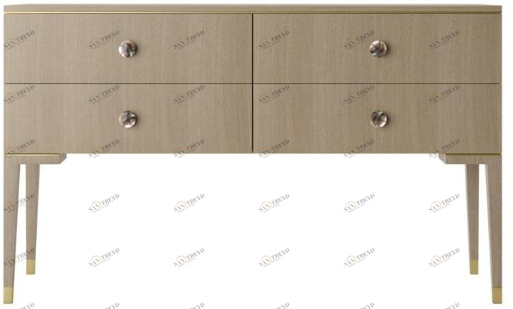 Туалетный столик из дерева Moonstone Ffu140004aai Santreyd 