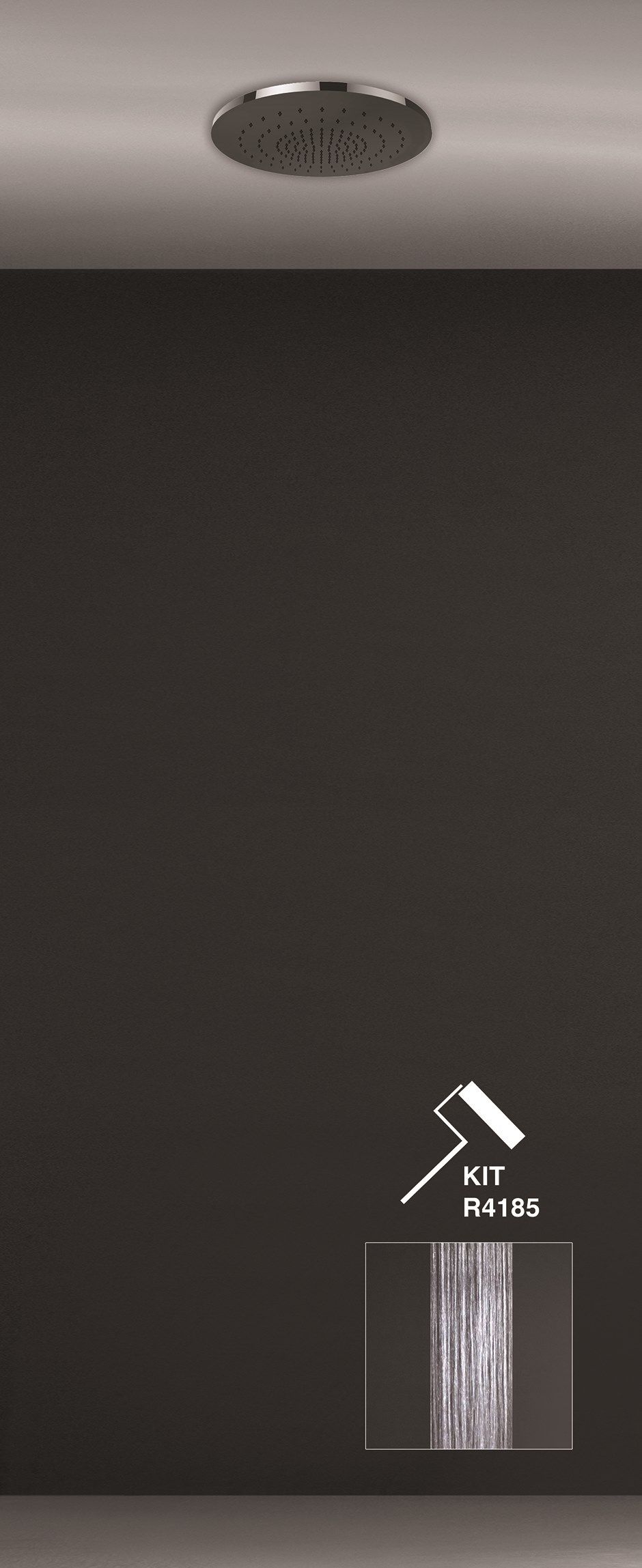 Круглая потолочная насадка для душа Gessi ARCH-00006759 - Вид №3