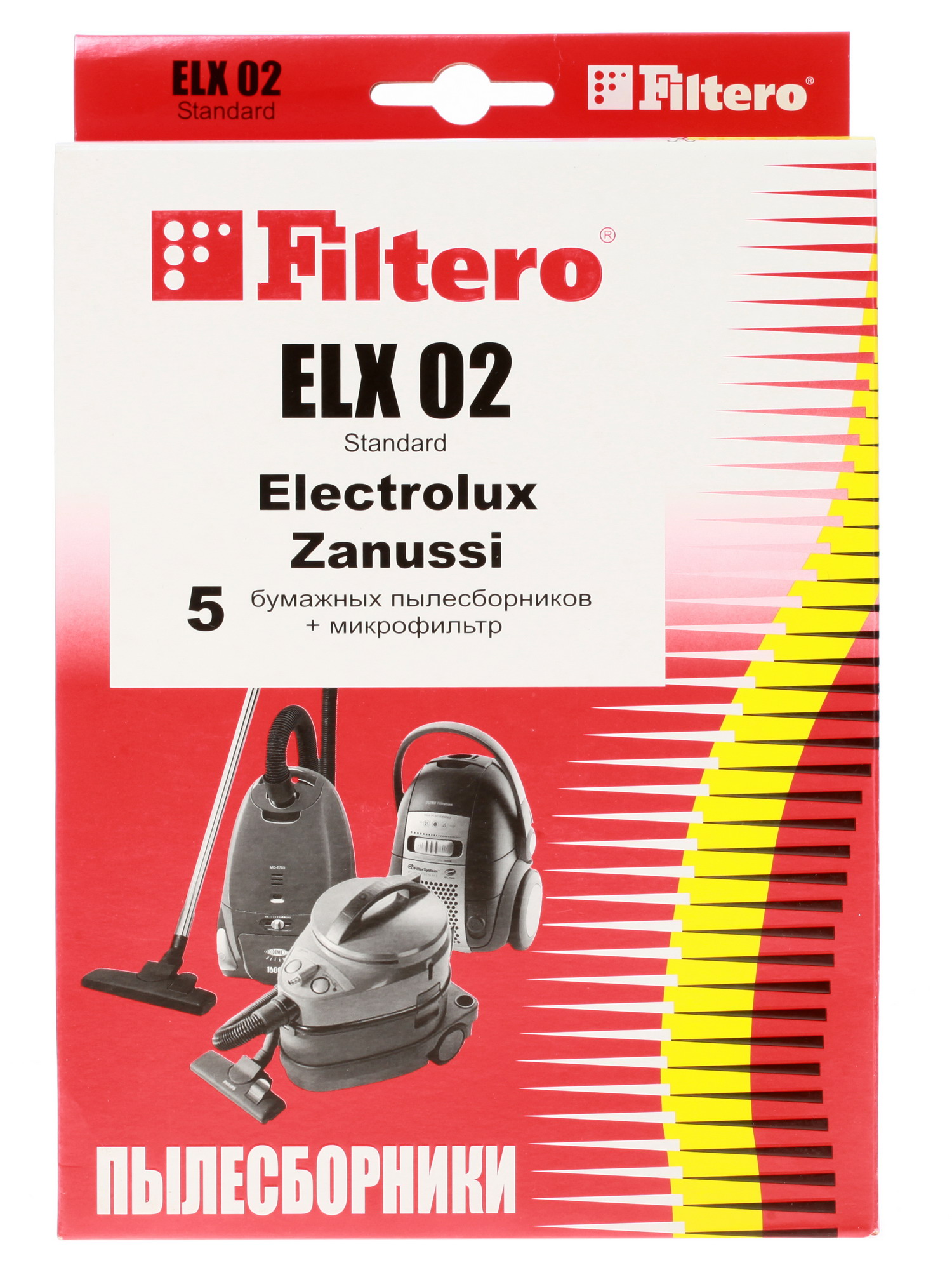 6678361 Комплект пылесборник и фильтр Filtero ELX 02 Standard STDN-0141662