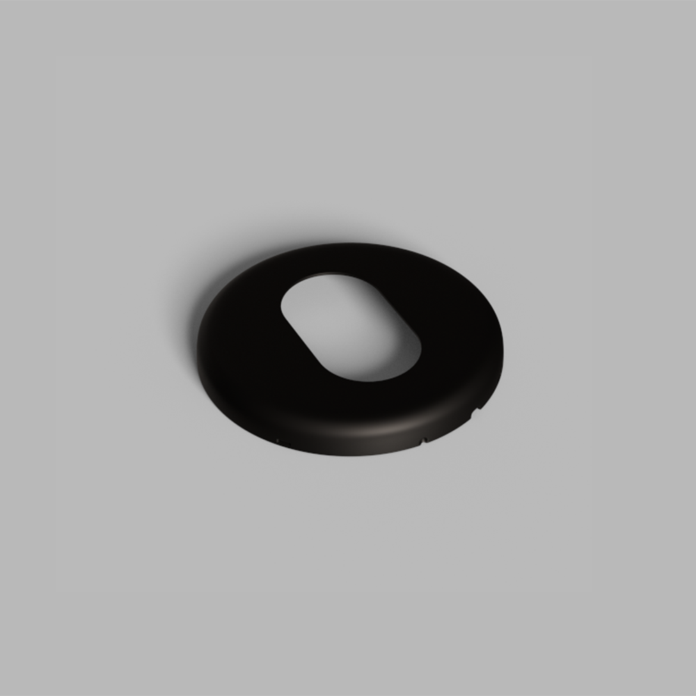 128004R8021 Накладка галечного цилиндра с овальным отверстием - чернаяd line Bjarke Ingels Group 