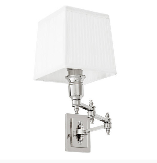 Бра Lexington Swing от Eichholtz белый/хром 108632 EICHHOLTZ ПОД СТАРИНУ 059742 Белый;хром  - Вид №3
