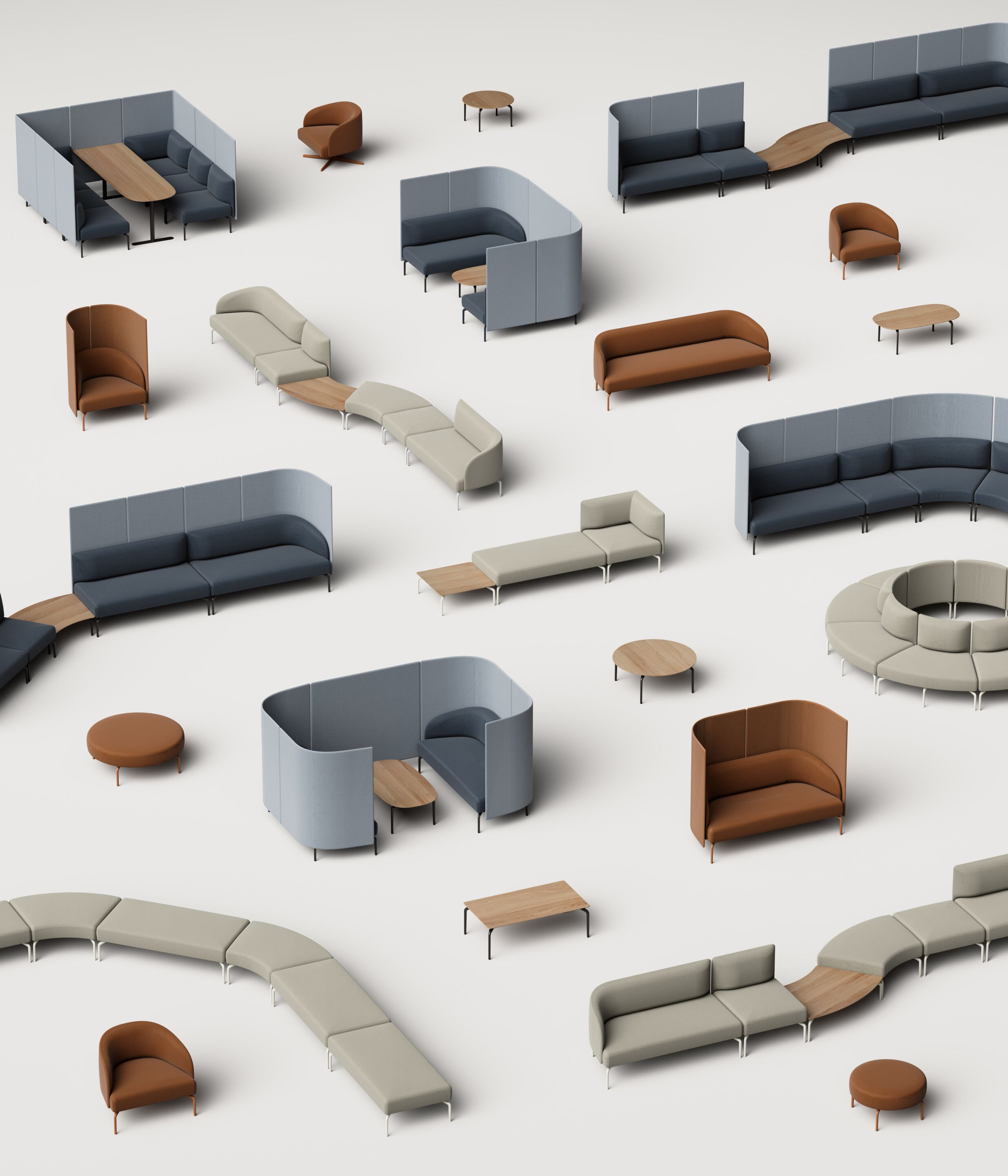 Деревянный низкий прямоугольный журнальный столик INCLASS Kern ARCH-00145677 - Вид №1